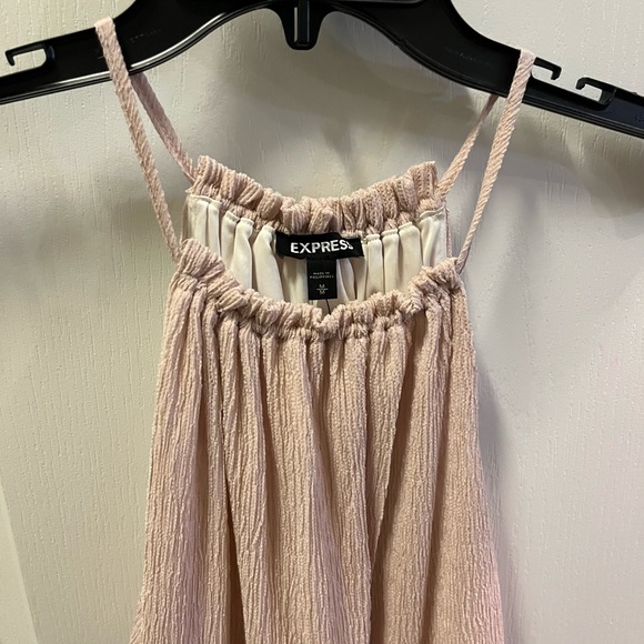 Express medium dress blush pink midi length tiered dress.NWTs - Picture 5 of 11
